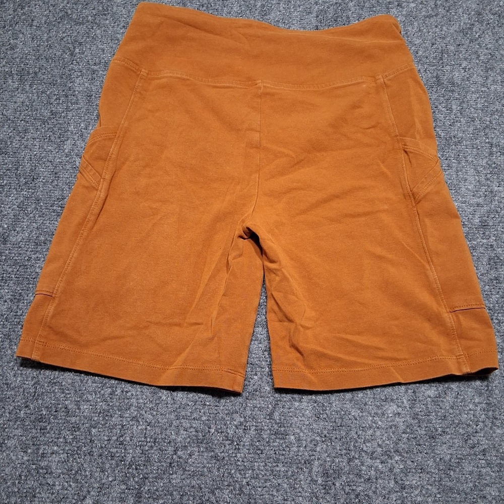 Lou & Grey Women Orange Yoga Athletic Shorts Medium - Picture 12 of 12